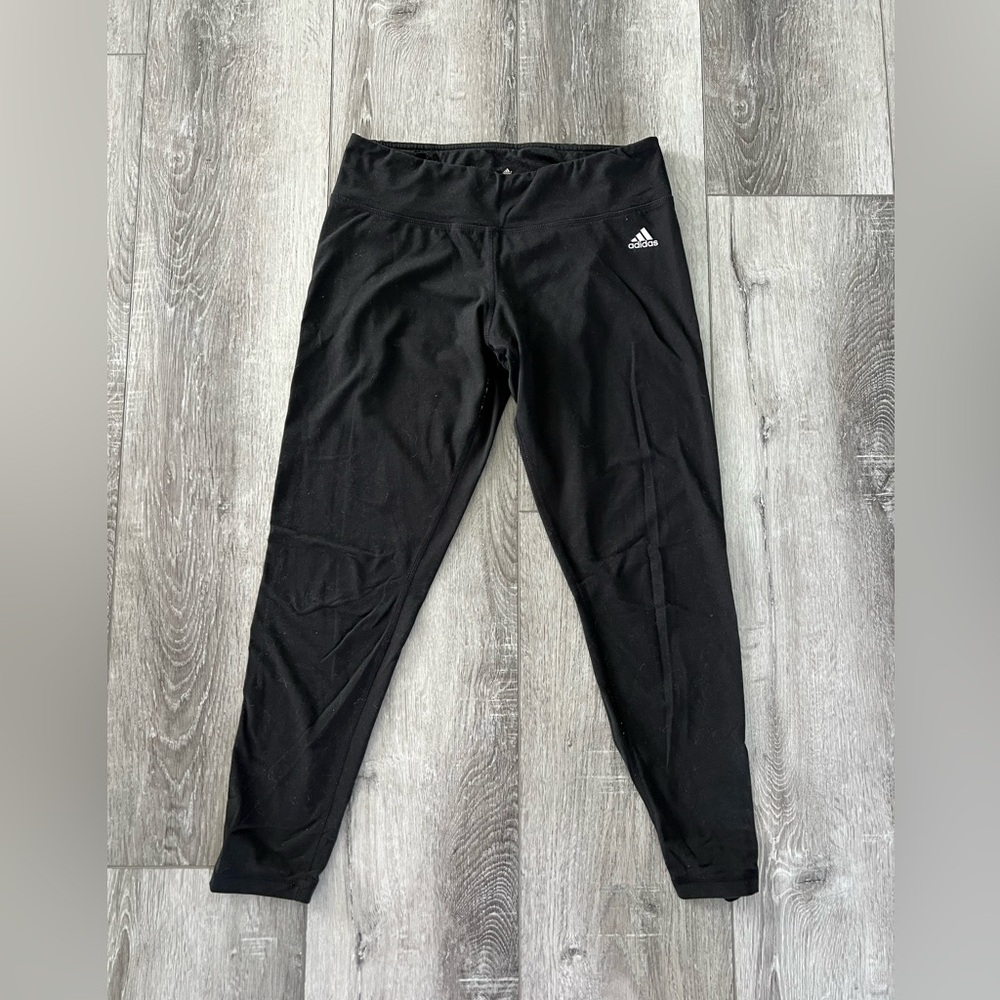 Woman’s size large black Adidas leggings